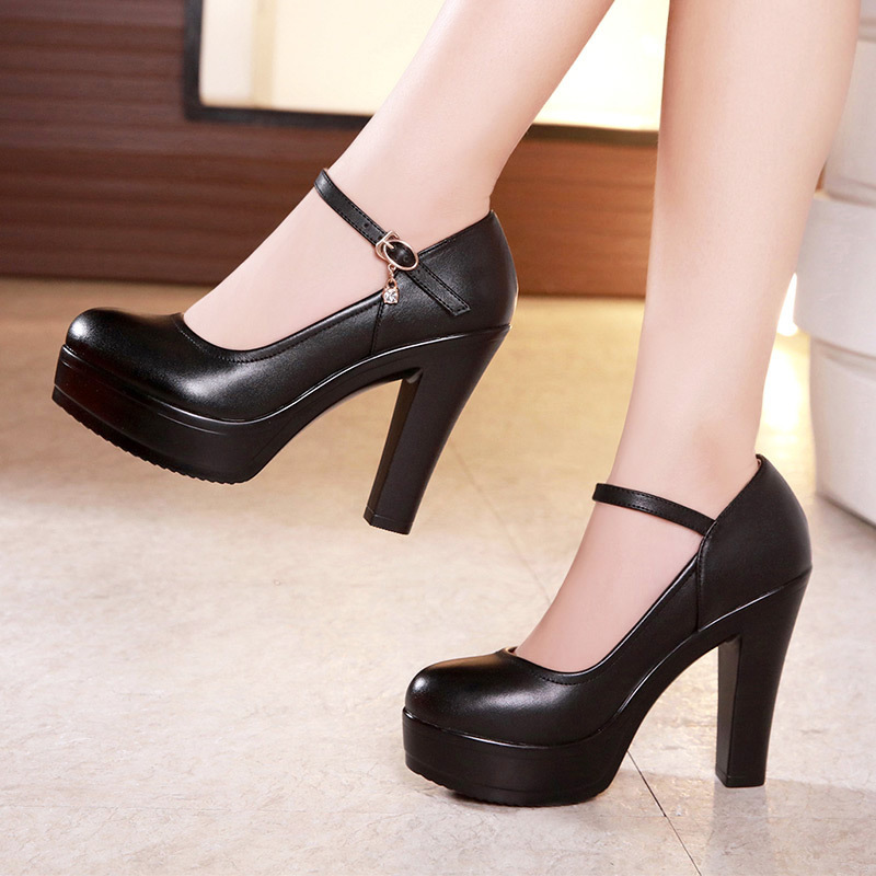 2025 Round Toe Waterproof Platform Thick Heel Platform Thick Sole Shoes Shallow Mouth Comfortable Super High Heel Cheongsam Model Catwalk Shoes for Women 2025 Round Toe Waterproof Platform Thick Heel Platform Thick Sole Shoes Shallow Mouth Comfortable Super High Heel Cheongsam Model Catwalk Shoes for Women