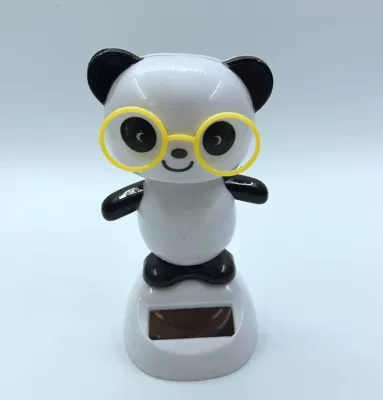 Swing Doll Car Accessories — Car ornaments - about-115-high-yellow-eyes-panda