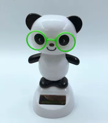 Car ornaments – Creative Cartoon Panda Car - about-115-high-green-eyes-panda
