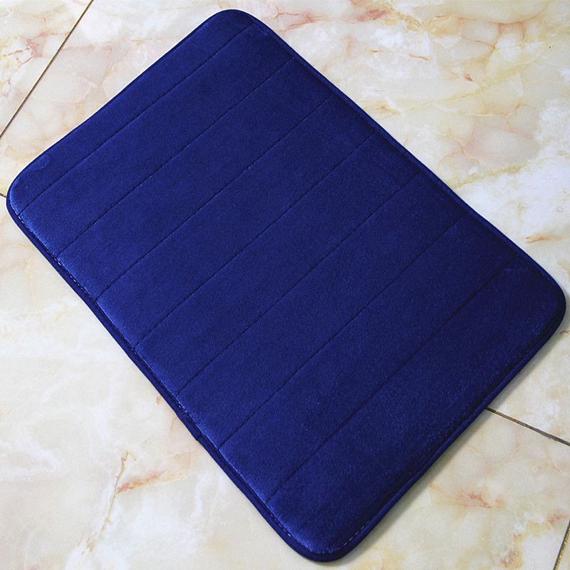 Amazon engrosada de lana de coral de memoria alfombra de espuma de piso absorbente alfombra lenta rebote cocina baño alfombra de piso