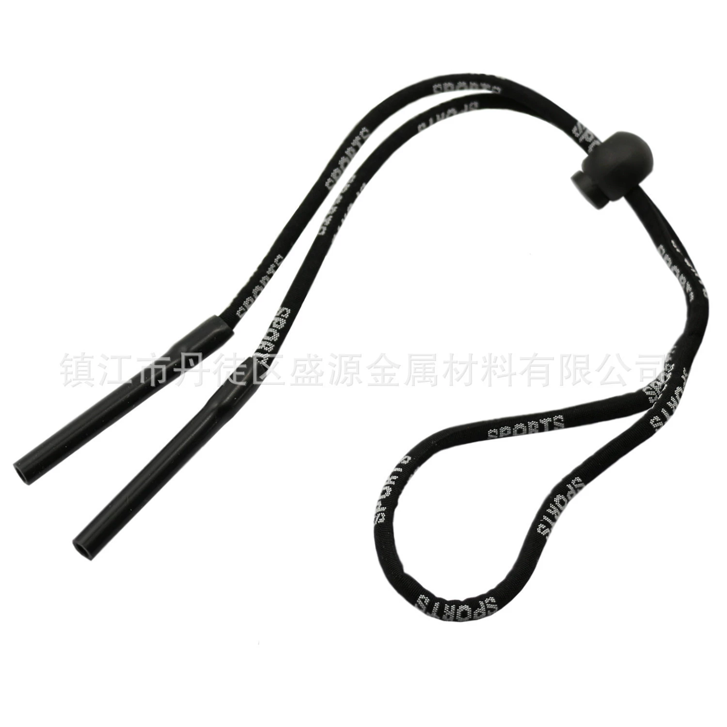 Sports adjustable glasses with letters, protective strap, fall protection