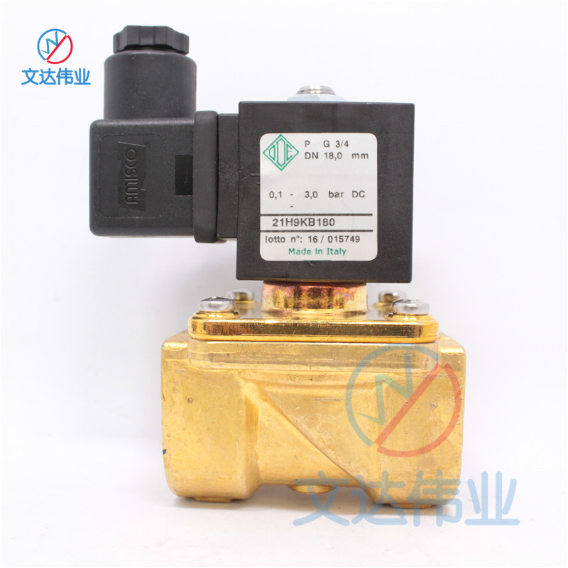 现货供应21H9KB180两通常闭电磁阀 原装正品意大利ODE 电磁阀