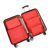 Набор сумок Hanban корейского стиля для путешествий Five-Piece Handheld Organizer Oolong Tea Da Hong Pao