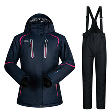 @牧途雪 滑雪服女套装冬季加厚保暖透湿高端滑雪衣裤 厂家货源