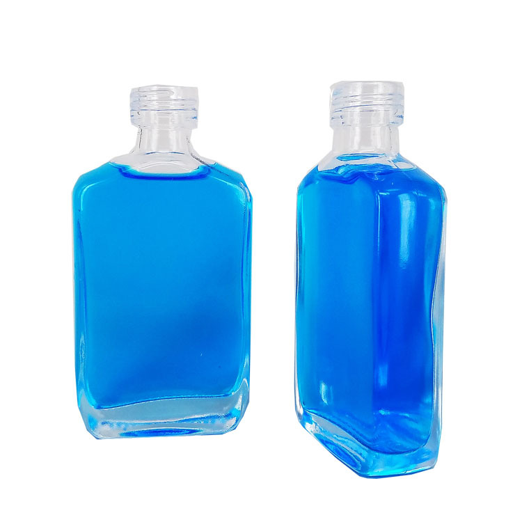 山东晶玻集团生产  125ml 玻璃瓶 100ml白酒瓶 小容量玻璃酒瓶