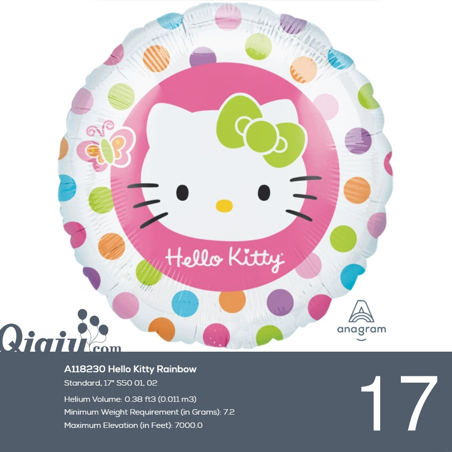 Hello Kitty, мультяшный шарик для новорожденных, США