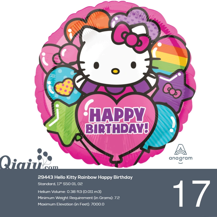 Hello Kitty, мультяшный шарик для новорожденных, США