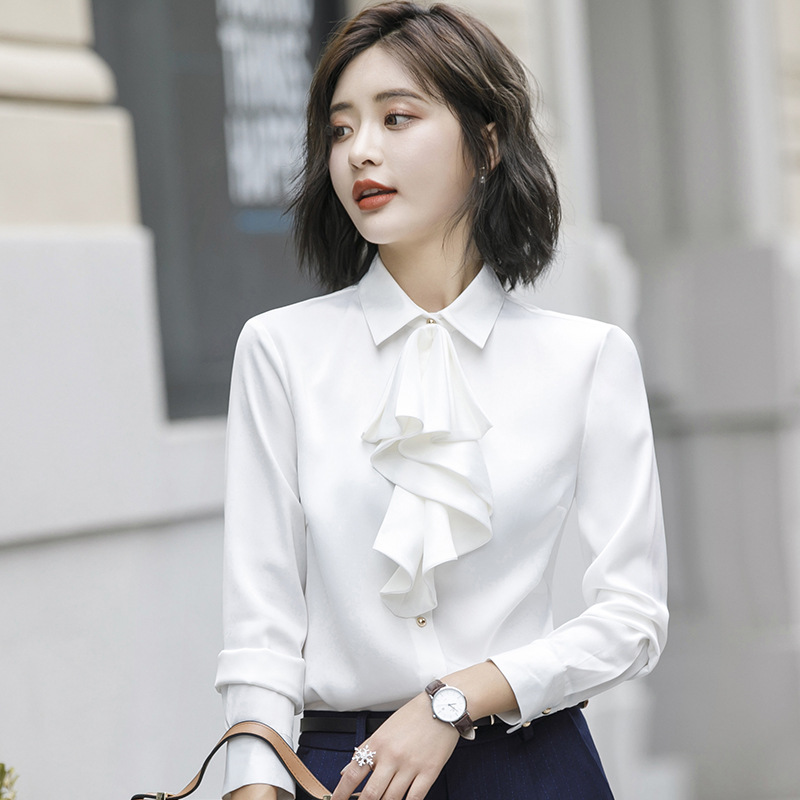 6116 white shirt [send collar flower]]