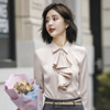 6116 apricot shirt [send collar flower]]