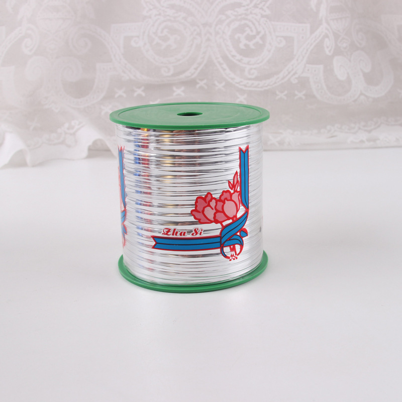 Cinta de envoltura de flores 400 yardas de oro y plata rollo de cinta embalaje de flores cuerda de sellado ramo rojo línea de encuadernación de regalo lote