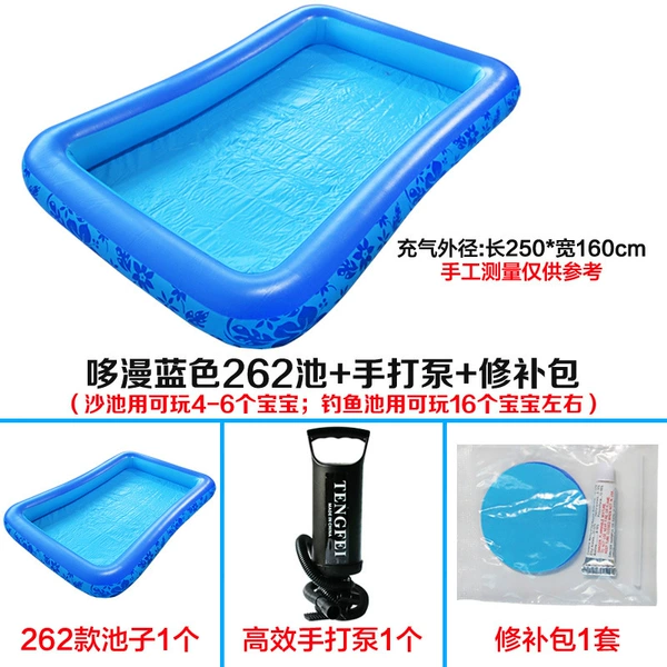 Dooming blue 2.62 meters+hand pump+repair bag