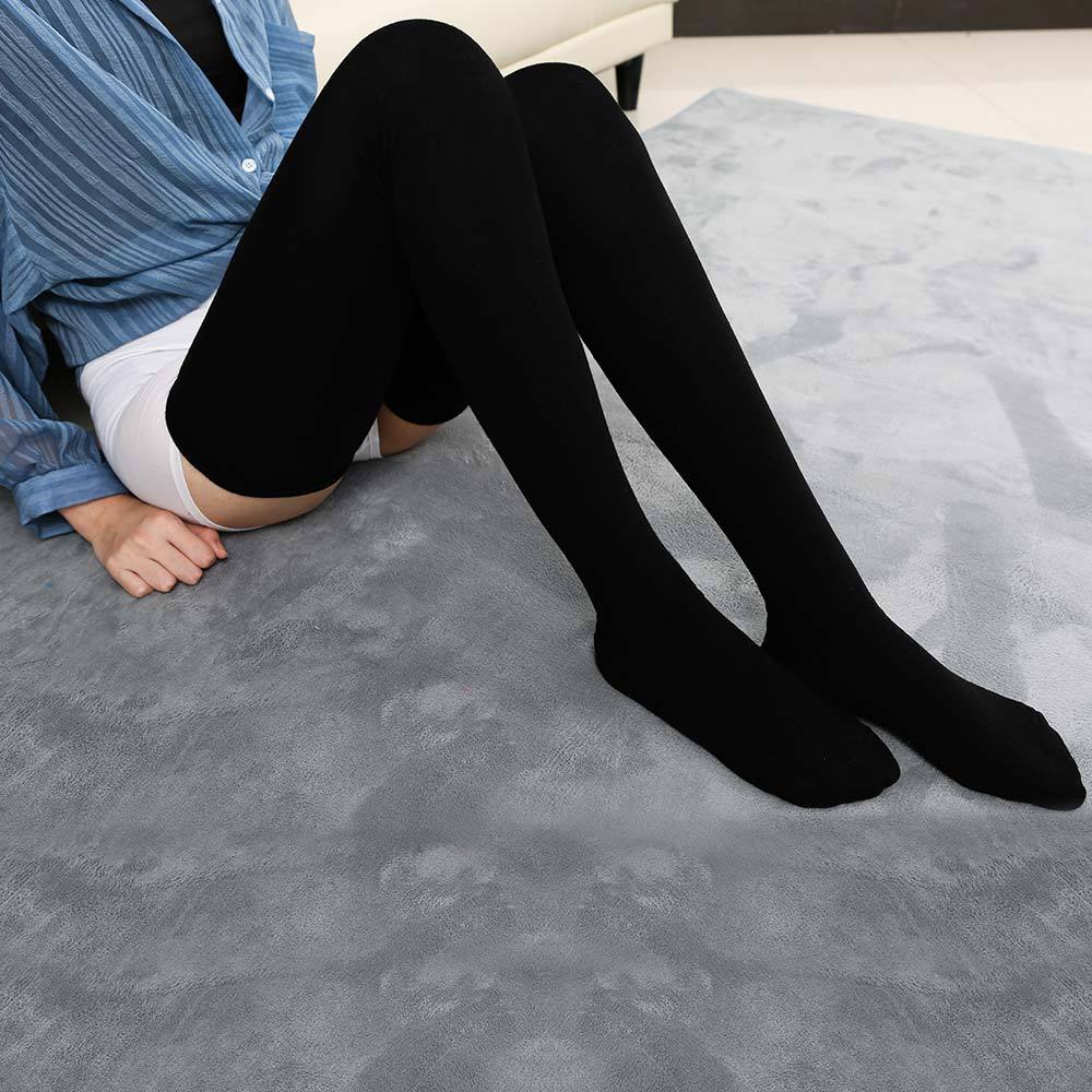 Europe and America Autumn and Winter Stockings 80cm Long Cotton Socks Thigh Socks Women Over The Knee Socks