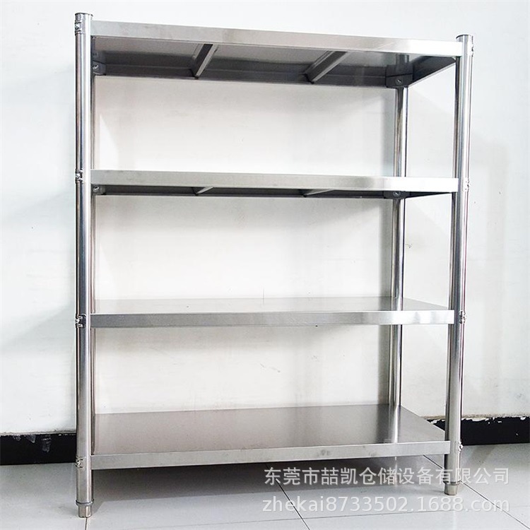 不锈钢货架商用多层加厚重型置物架仓储仓库冷库定 制储物架药品