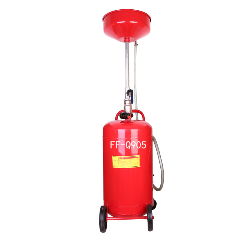 Colector de aceite de desecho neumático de gran capacidad de 80 litros, colector de aceite de motor, colector de aceite