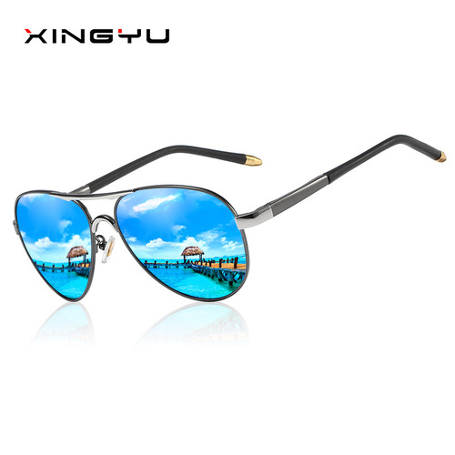 New Men's Polarized Sunglasses Classic Large Frame Sunglasses Cycling Sunglasses Wholesale 8503