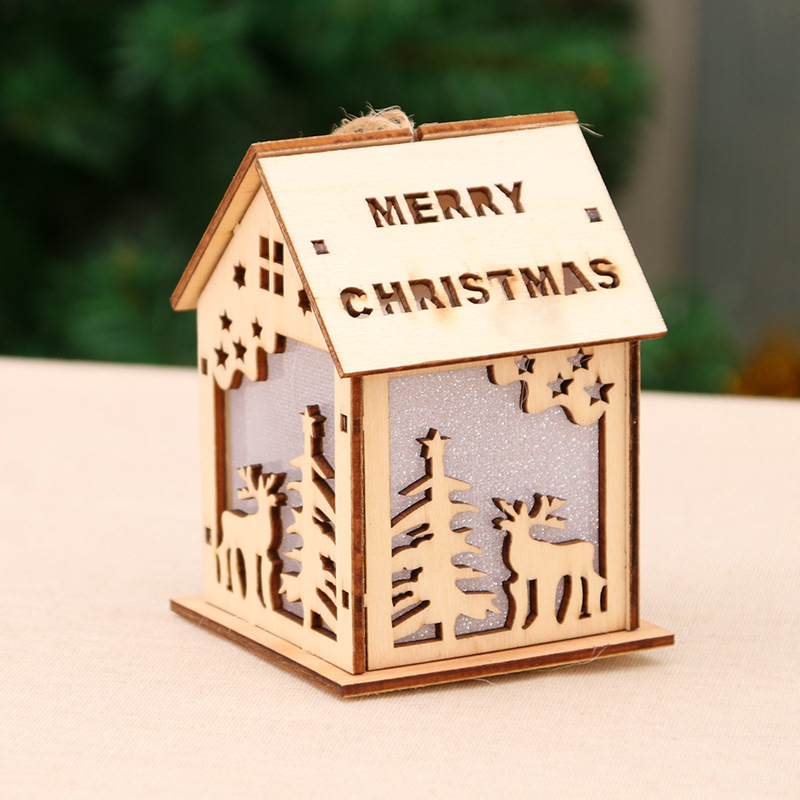 Decoraciones navideñas luz nieve Casa Hotel bar árbol de Navidad adornos decoración centro comercial supermercado ventana mobiliario