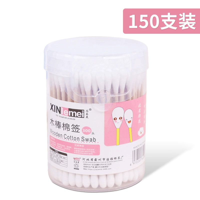 Cotton Swabs (XINlemei) Bamboo-Handle Double-Ended, Disposable, Multiple Pack Sizes