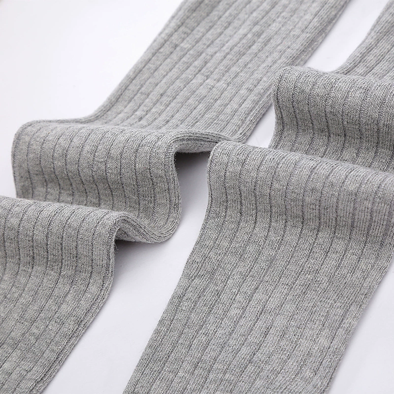 Over-the-Knee Lace-Top Cotton Knee Socks, Japanese Style, One Size, Ribbed Warmth