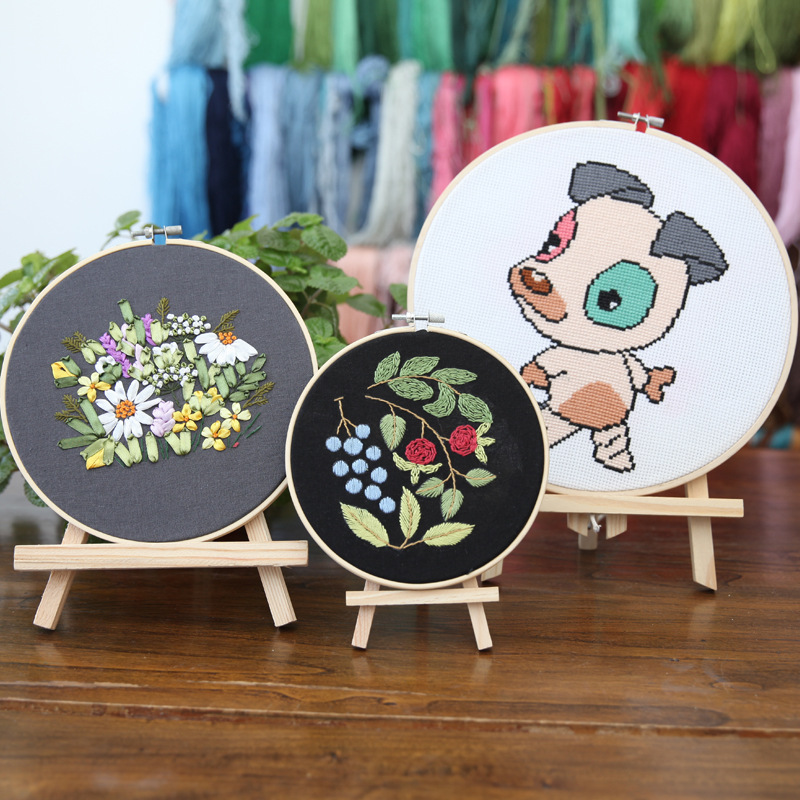 Hecho a mano DIY bordado colgante pintura soporte bordado stretch bracket Cruz puntada cinta bordado decoración bordado Lu bordado tienda ayuda herramienta