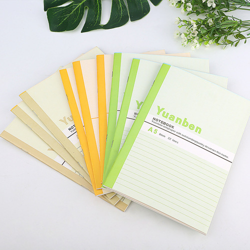 A5 notebook soft copy 24 student exercise books simple office meeting notepad wholesale