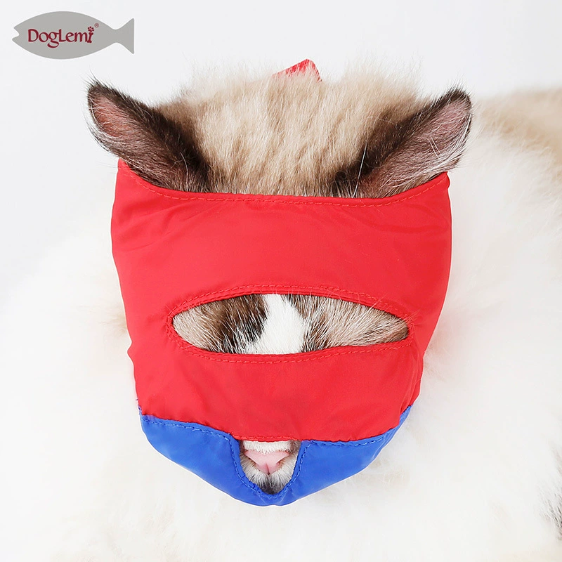 Маска для домашних животных мыть головной убор кошки красота чистые уши нос глаза кошка декомпрессионный набор безопасность укус животное рот рукав