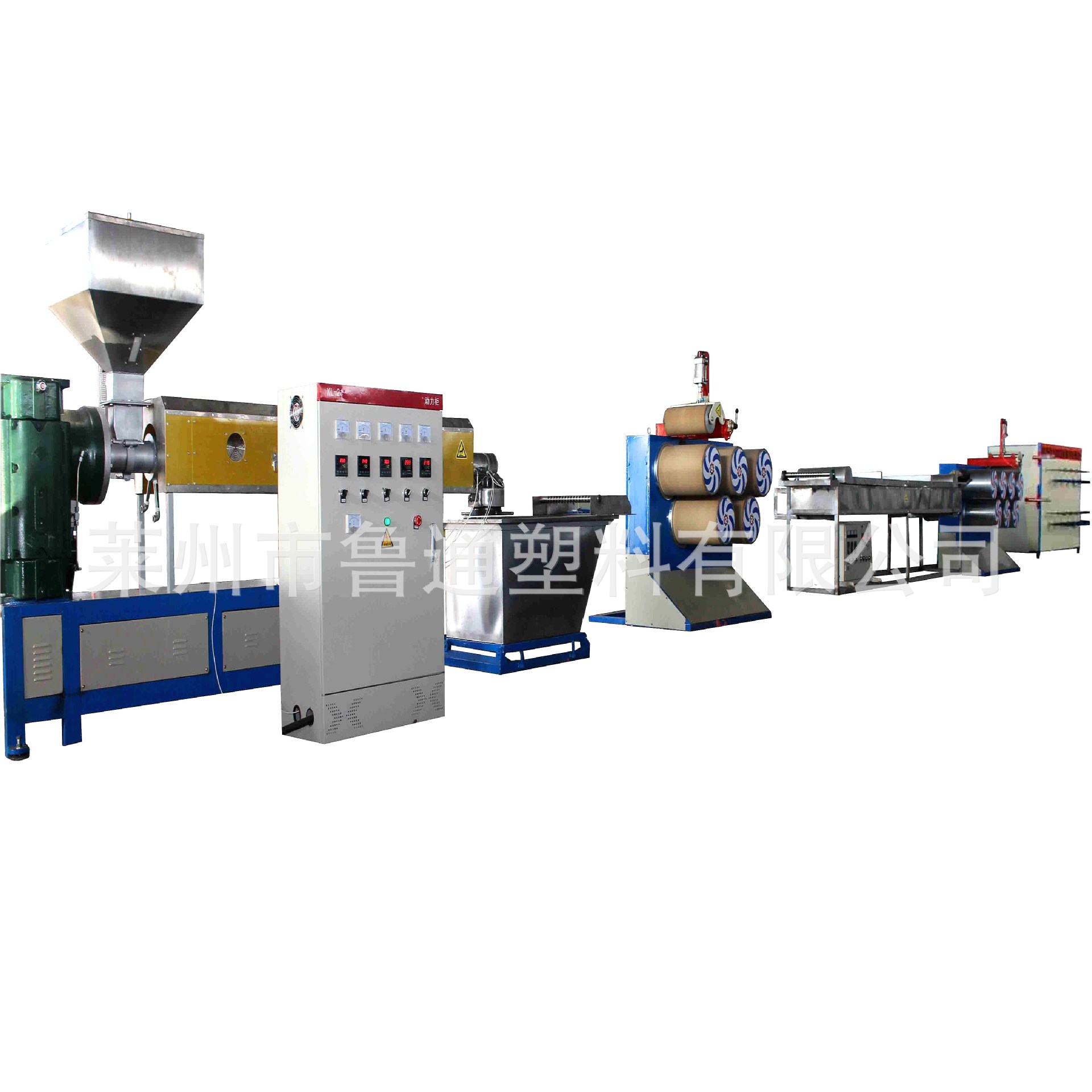 多种型号HDPE圆丝塑料拉丝机生产厂家 PP亚麻扁丝拔丝机厂家
