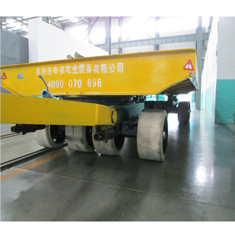 非标场内中转重型拖车 厂家销售40T带刹车低平板拖车