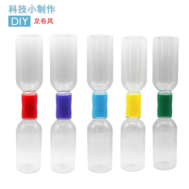 Science and technology small production tornado wonderful connector student demonstration experiment hourglass water with 100 ml connector