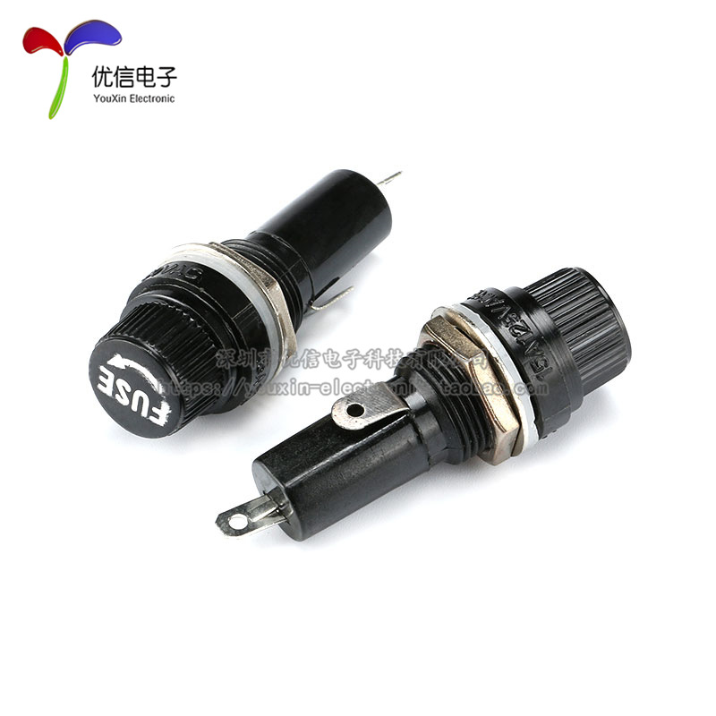 FUSE 保险座6*30 优质保险管座/保险丝座 10A/250V AC