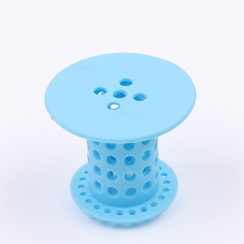 Creative Bathroom Drain Plug for Leak Prevention, Round Kitchen Drain Cover, Washbasin Bathtub Hair Filter