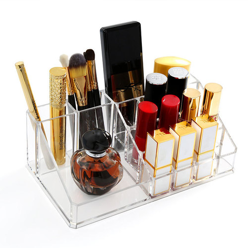 Japanese-style home cosmetic makeup brush lipstick storage box shelf plastic box desk organizer manufacturer wholesale