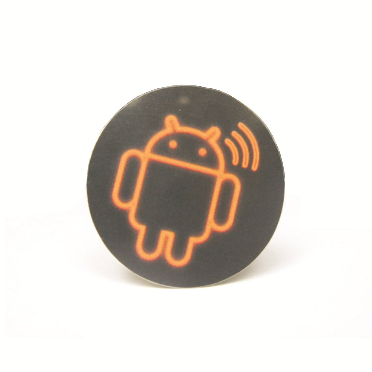 制定RFID高频湿Inlay,带不干胶的高频电子标签,F08芯片NFC标签