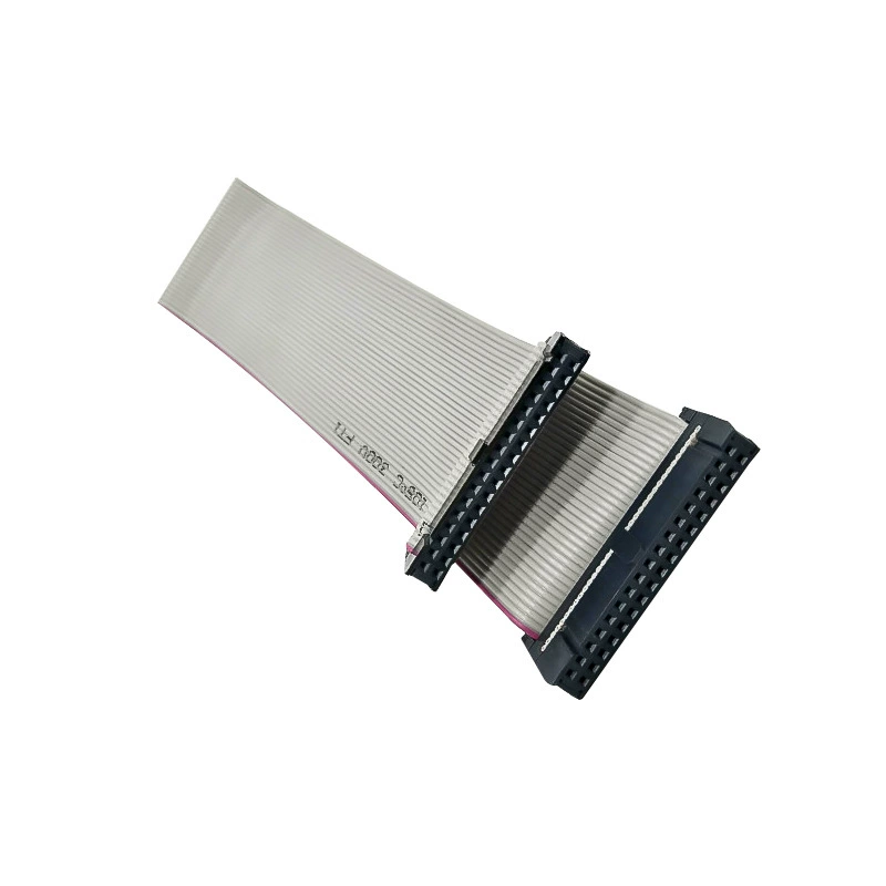 В наличии оптовый кабель 2.54IDC-34P FC-20P/FD-20P Серый законченный головной проводки IDC плоский