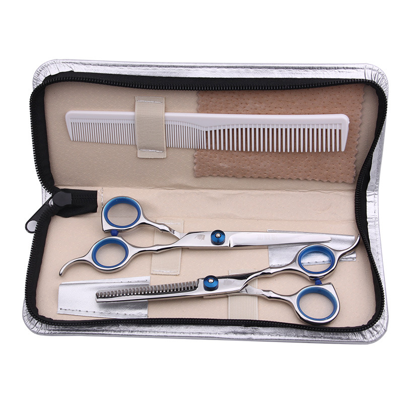 Herrero Peluquero tijeras conjunto de tijeras de pelo para niños tijeras planas tijeras de dientes tijeras delgadas Comercio exterior Venta caliente tijeras para el hogar
