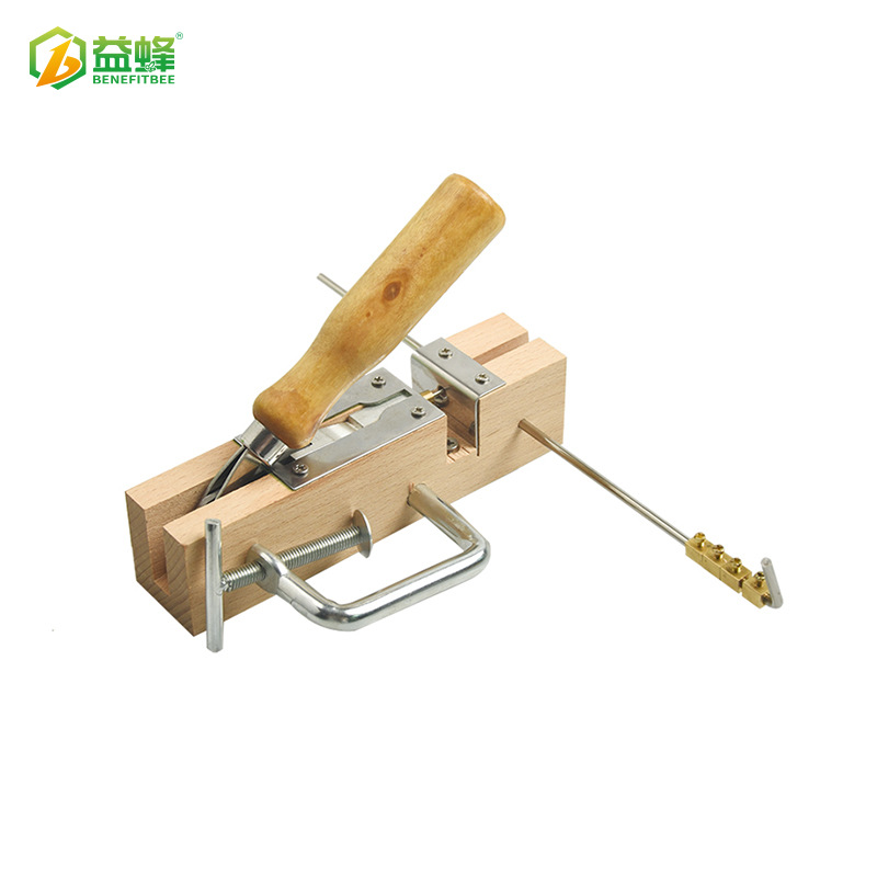 养蜂工具刀具 蜂箱巢框巢础木质打孔器 不锈钢开孔洞器框上铜眼器