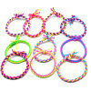 Fashionable woven elastic hair rope handmade with pigtail, hair accessory, Korean style