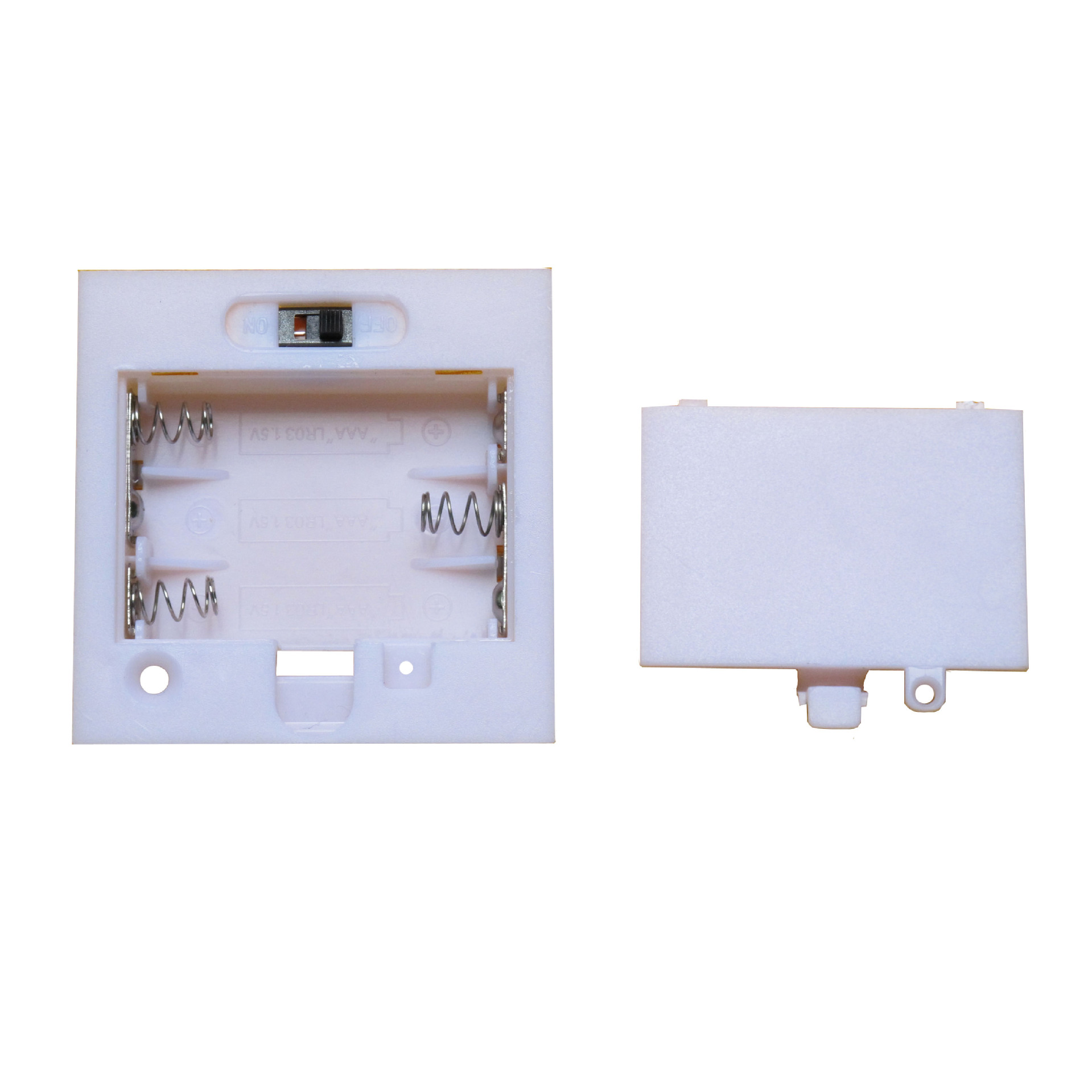 3节7号方形4.5V电池盒 AAA电池盒铜线灯电池盒 LED灯电池盒