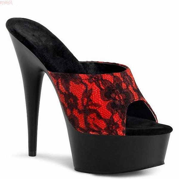 Moda princesa 15cm Sandalias de tacón alto pole dance zapatos sexy nightclub cristal Sandalias de tacón alto