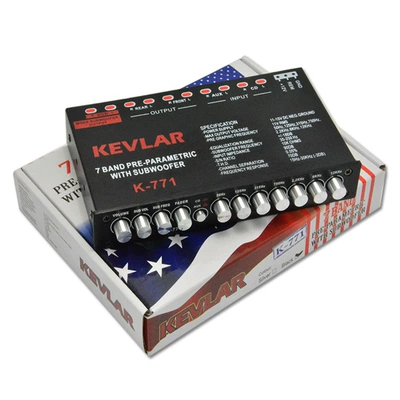 Free Shipping Factory Direct Sales Car Audio Eq High School Low-Key Audio Crossover Car Equalizer 7-Stage Amplifier