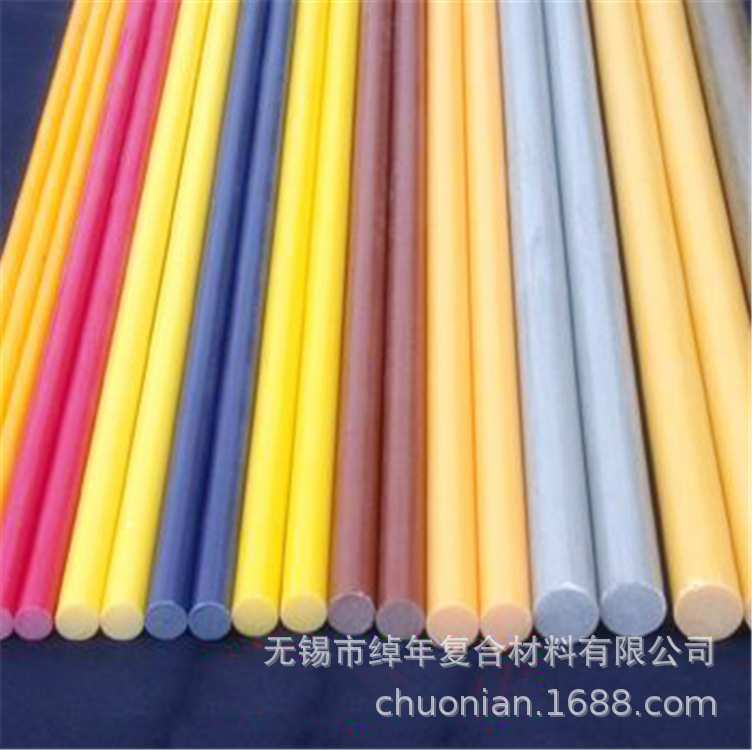 无锡绰年生产厂家新型拉挤型材玻璃钢圆棒 耐高温耐腐蚀性强