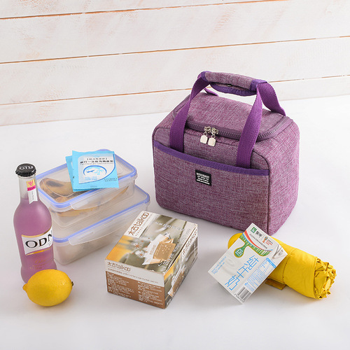 Korean Oxford cloth lunch box bag, insulated bag, lunch bag, handbag, office worker carrying lunch bag, student lunch bag