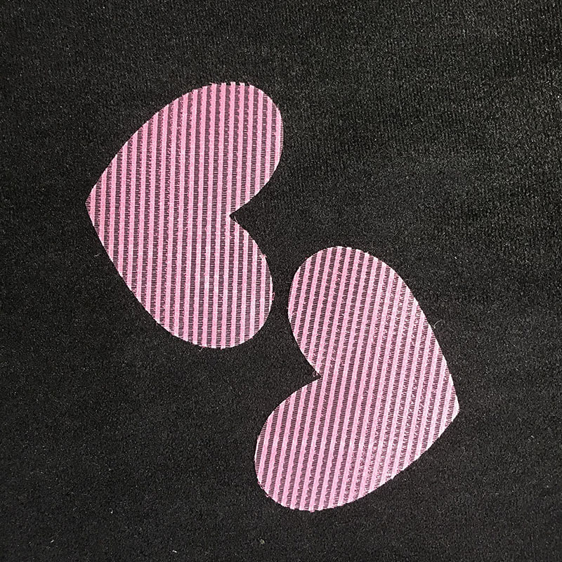 厂家批发粘头发刘海贴 头发贴 各色形状心型长方形发卷带魔术贴