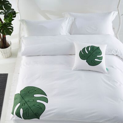 Homestay mattress Linen Four piece suit pure cotton theme The bed Supplies Turtle leaves originality Appliqué factory