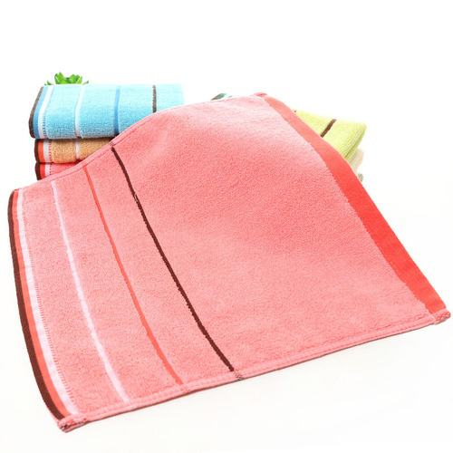 Square pure cotton face towel thickened absorbent large square towel kindergarten face cleansing towel children's hand towel manufacturer wholesale