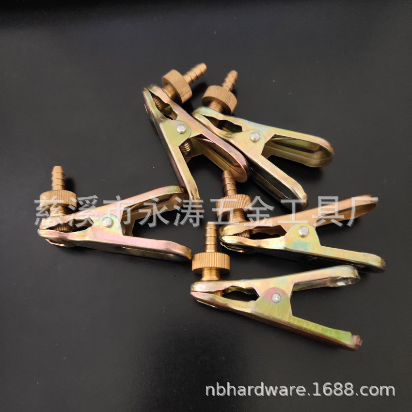 源头厂家供应 金属充气夹可调节款打气筒配件气泵配件量大优惠