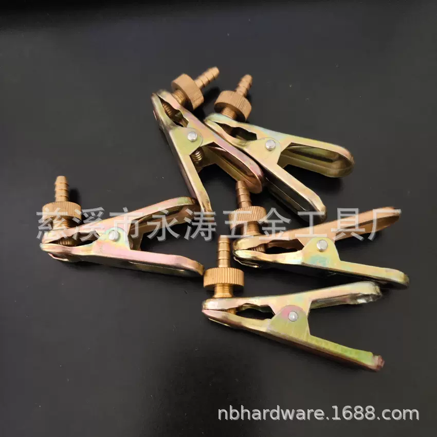 源头厂家供应 金属充气夹可调节款打气筒配件气泵配件量大优惠