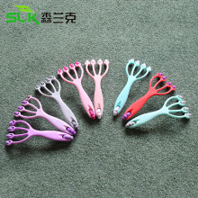 日韩四爪指头部按摩器多爪头皮美肤五爪挠痒穴位器塑料