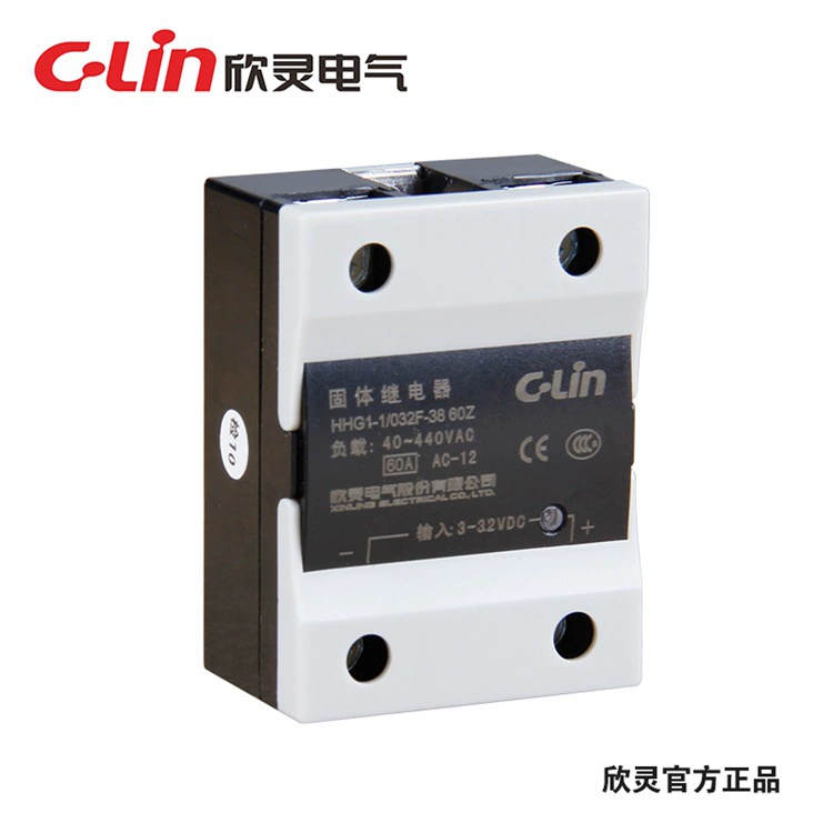 Реле твердотельное C-LIN Xin Ling HHG1-1/032F-22, 38 60Z, DC управление, AC 60A