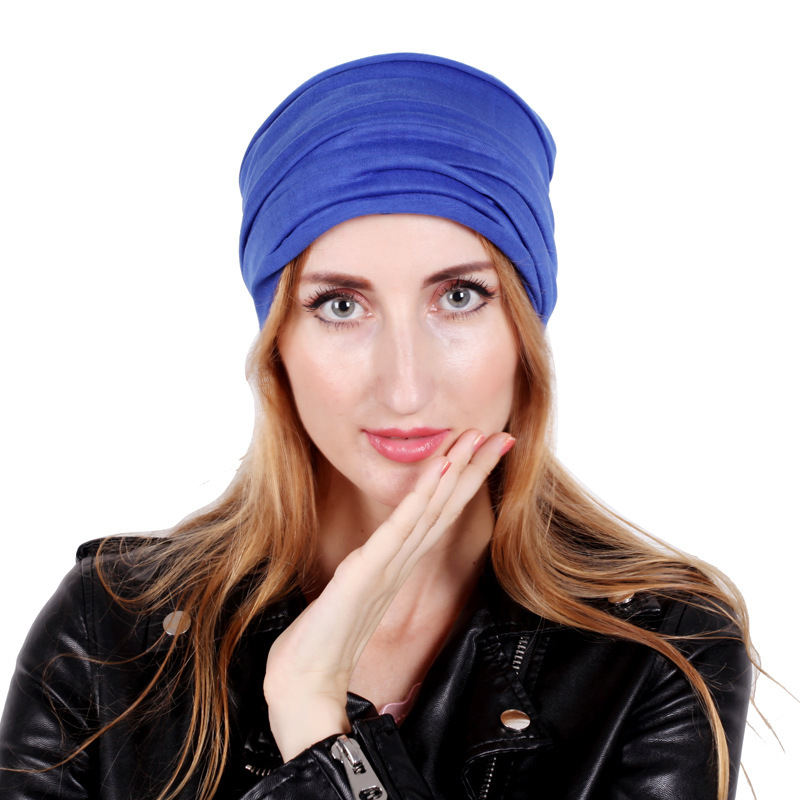 Basic Solid Color Varied Headscarf Neck Set Dual-Use Amazon EBAY Scarf Yoga Hair Band Sweat Absorbing Band