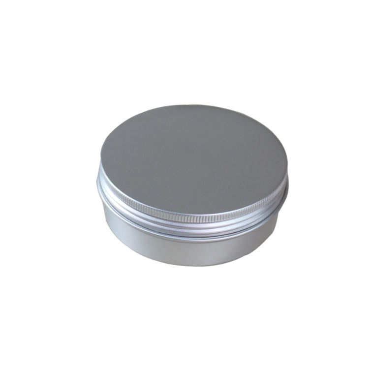 Caja de pastel de azúcar vacía 120g color natural cosméticos embalaje hilo caja de aluminio zapato aceite perfumado té joyería embalaje pequeñas latas de aluminio
